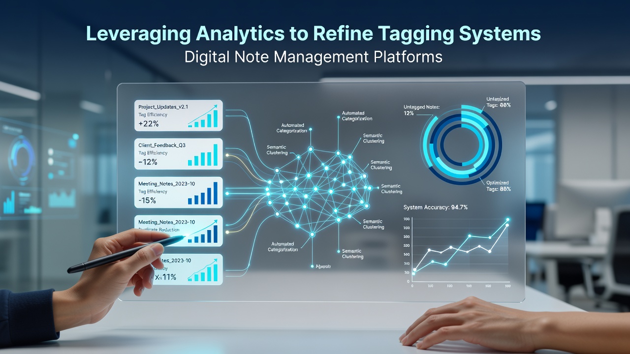 Leveraging Analytics to Refine Tagging Systems in Digital Note Management Platforms